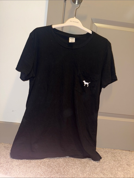 PINK Victoria's Secret Tops - PINK Oversized Pocket T Shirt